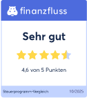 Finanzfluss, sehr gut, 4,0 von 5 Punkten, Steuersoftware-Vergleich